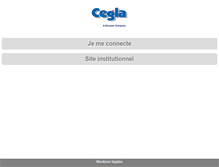 Tablet Screenshot of cegla.sonepar.fr