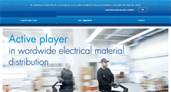 Desktop Screenshot of m.sonepar.com