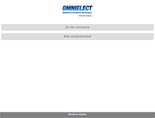 Tablet Screenshot of omnielect.sonepar.fr