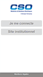 Mobile Screenshot of cso.sonepar.fr